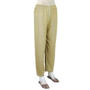 <b>Women's</b> Printed <b>Trouser</b> - Yellow - Product Image 1
