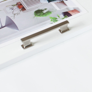 Modern Zinc Alloy Eco-Friendly Durable Cabinet Handle Brushed Nickel Furniture Pulls Bathroom Cupboard <b>Wardrobe</b> Door <b>Hardware</b> - Product Image 3