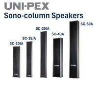 Uni-pex Columna de Sonido para Cine en Casa Monitor de Estudio Profesional para Fiestas, Mini Altavoces de Sistema de Audio de Plástico con Alimentación de 8 V CC