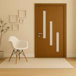 Commercial Steel Egress Door Fire Rated with Panic Bar for Transport Buildings and Utility Infrastructure - Product Image 1