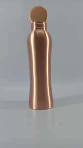 Botella de agua potable de cobre puro de alta calidad, recipiente de plástico para beneficios para la salud - Product Image 3