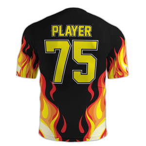 Camiseta de fútbol de moda con impresión sublimada personalizada para hombre, camiseta de fútbol americano de jugador de alta calidad - Product Image 6