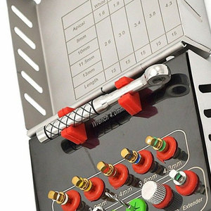 ชุดเครื่องมือขยายกระดูกฟันแบบแมนนวล สแตนเลสคุณภาพสูง ลดราคาพิเศษ ชุดยกไซนัส 12 ชิ้น เครื่องมือผ่าตัดสำหรับปลูกถ่ายแบบใช้ซ้ำได้ - Product Image 6