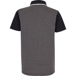 Polo de poliéster 100% de secado rápido unisex con logotipo personalizado bordado, uniforme de trabajo de golf deportivo, tela de lona - Product Image 5