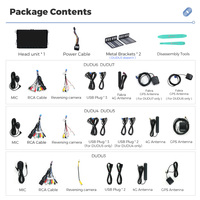 Autoradio électronique Navifly DUDUAUTO, lecteur DVD, FM, AM, USB, Wifi, 4G pour VW universel 9 pouces, compatible Duduauto 2k DVR SWC TMPS