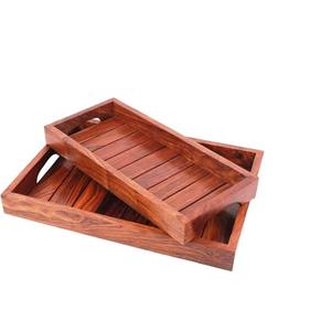 Plateau rond en écorce de bois 8 pouces Produit de vente chaud Bol décoratif en bois de manguier avec écorce d'arbre fabriqué en Inde - Product Image 5