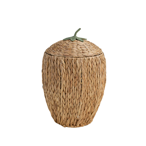 Natural Water Hyacinth Eco-Friendly Vintage Style Strawberry Shaped Kid <b>Basket</b> <b>Handles</b> New Special Design Cheap Wholesale Price - Product Image 1