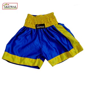 Pantalones cortos de artes marciales de estilo tailandés Material de satén de seda de poliéster 100% - Product Image 5