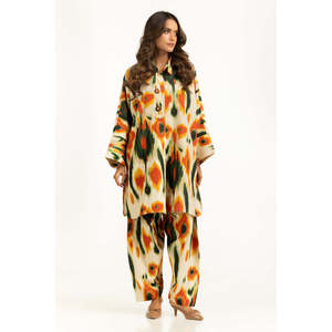 ชุดเซ็ตพิมพ์ลายเครปสไตล์โบฮีเมียน รุ่น IPST-55094 สำหรับฤดูใบไม้ผลิ/ฤดูร้อน - Product Image 2