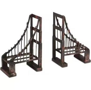 Bookend Wholesale Modern Personalized Fancy Premium Home Decorative <b>Black</b> <b>Metal</b> Bookend <b>Shelves</b> - Product Image 2