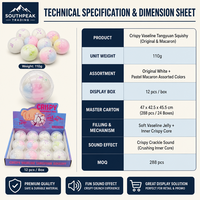 Jouet sensoriel Southpeak Macaron Croustillant Squishy – Jouets Squishy Croquants Anti-stress – Vente en Gros Usine OEM WS