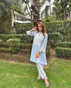 DESIGNER FÊTE WEAR TOP IMPRIMÉ NUMÉRIQUE-PENT - Product Image 4