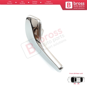 มือจับประตูด้านในซ้าย BDP219 ทำจากพลาสติกเคลือบอลูมิเนียม สำหรับรถ Corsa D S07 ปี 2006-2014 แบบ 4/5 ประตู แฮทช์แบค แวน 13297813 - Product Image 2