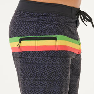 Pantalones Cortos de Playa de Verano para Hombre, Diseño de Diseñador, Cintura Media, Cordón Ajustable, Tejido Ligero, Estampado Sólido, Estilo Casual y Deportivo - Product Image 5