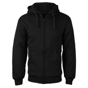Sudadera con Capucha Completa para Hombre, Más Vendida, Invierno, Gruesa, de Forro Polar, Algodón, Diseño Sólido, 100% Algodón - Product Image 4