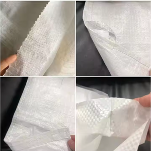 Sacos de PP tejidos blancos/azules 25/50Kg Bolsas de embalaje de plástico impresas digitalmente Mejor precio Listo para enviar Marca HM - Product Image 3