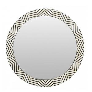 Miroir de maquillage décoratif en nacre incrustée de os, fait main en Inde, style moderne, personnalisé et écologique, best-seller - Product Image 5