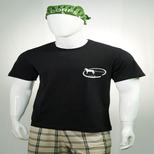 Personalizable de los hombres 100% de algodón de corte regular lavado camiseta de alta calidad de peso pesado O-cuello frente Streetwear sólido de punto azul marino - Product Image 3