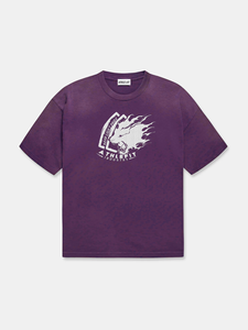 T-shirts respirants pour hommes 100% coton avec sérigraphie lavée à l'acide délavée au soleil Crop Drop Shoulder DTG T-shirts imprimés - Product Image 5
