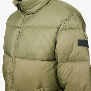 Chaquetas de burbuja de invierno para hombre de alta calidad más vendidas, personalizadas, totalmente OEM, cuello levantado, venta al por mayor, estilo de calle principal - Product Image 3