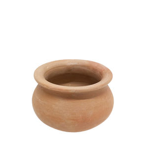 Bol rond de service en argile avec poignée bol de pédicure de couleur naturelle pour la décoration de cuisine et de mariage fait à la main personnalisé - Product Image 4