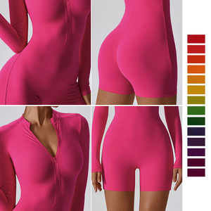 จั๊มสูทแขนกุดผ้าสแปนเด็กซ์สำหรับผู้หญิงจั๊มสูทระบายอากาศได้ดีทำจากผ้าฝ้ายออกแบบได้ตามต้องการ - Product Image 5