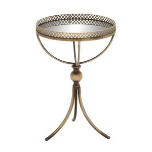 Plateau en marbre de couleur noire élégante et table d'appoint à café avec un plateau en marbre pour une décoration de luxe dans les salons - Product Image 3