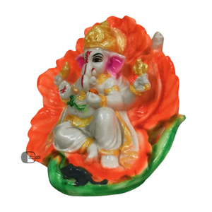 Polyresin Ganesh Ji Statue Model Handmade Hand-painted Traditional Religious <b>Decoration</b> Pooja Wedding <b>Home</b> Fond Indian <b>Smart</b> - Product Image 3