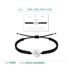 Destiny filo braccialetto Charm La Higa argento acciaio accessorio elegante da donna - Product Image 1