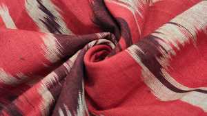 ผ้าฝ้ายอิคาททอมือลายแจ็คการ์ดลายก้างปลา ด็อบบี้ ลายเรขาคณิตนามธรรม น้ำหนักเบา สำหรับตัดเย็บเสื้อผ้าและของใช้ในบ้าน - Product Image 4