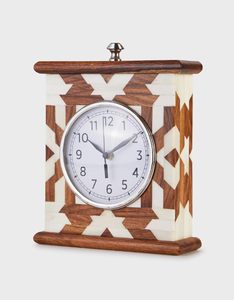 Ak Brass European Style Silent Desk Alarm <b>Clock</b> with Night Light Creative Analog <b>Table</b> <b>Clock</b> for Home Office and Kids Room - Product Image 2