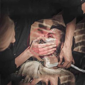 Maquinillas de afeitar de peluquero Personalizar Maquinilla de afeitar profesional de borde recto - Product Image 6