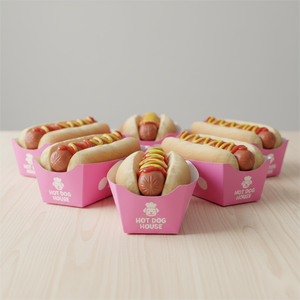 ถาดกระดาษรูปเรือสำหรับใส่อาหาร แบบกำหนดขนาดได้ พิมพ์ลายได้ ใช้กับอาหารได้ - Product Image 4