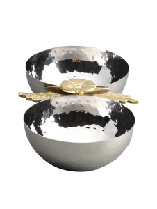 Vajilla para el hogar más vendida, bandeja de servicio de acero inoxidable, tamaño personalizado con nuevo diseño redondo atractivo, forma única - Product Image 4