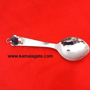 Vente en gros angélique guérison naturelle Lapiz Lazuli Agate Cuillères artisanales Pierre semi-précieuse en vente! - Product Image 2