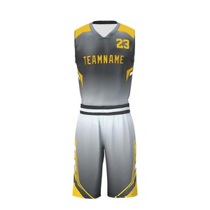 Maillot de basket-ball Laker personnalisé de haute qualité concevez vos propres uniformes de vêtements de sport parfaits pour les ensembles d'uniformes de basket-ball de nom d'équipe - Product Image 1