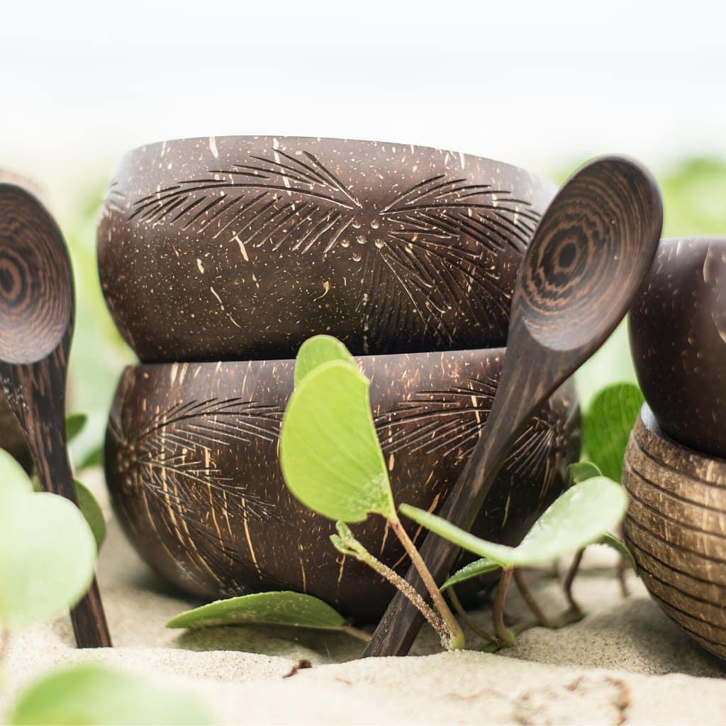 Natural coconut color