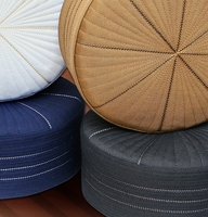 Chapeau de prière musulman Urwa Kufi avec logo personnalisé, en polyester, vente en gros, couvre-chef islamique pour hommes, léger, fait main, nouveau design