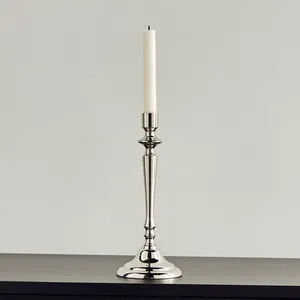 Hot Selling Metal in <b>Brass</b> Silver Plating Candle Stand Desktop <b>Candlestick</b> Mold Living Room Decoration Small Candle <b>Holders</b> - Product Image 2
