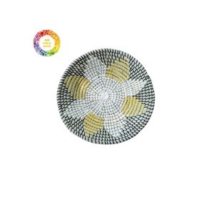 แผ่นผนังหญ้าทะเลธรรมชาติแบบทำมือสไตล์โบโฮสำหรับตกแต่งบ้านสมัยใหม่ - Product Image 1