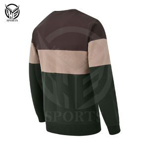 เสื้อสเวตเตอร์คอกลมสำหรับผู้ชายเสื้อสเวตเชิ้ตผ้าฝ้ายคอกลมแบบกำหนดเอง - Product Image 2