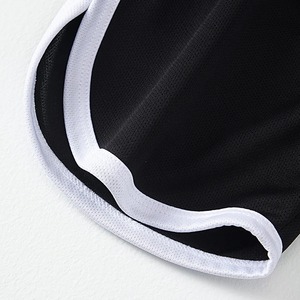 2024 nueva llegada verano negro malla baloncesto pantalones cortos de gran tamaño Fitness deportes al aire libre pantalones para niños/adultos cintura elástica playa - Product Image 5