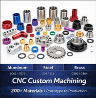 Pièces usinées CNC de précision, service de fraisage et de tournage CNC sur mesure, pièces métalliques en aluminium et acier inoxydable