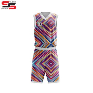 Vente en gros d'uniformes de basket-ball par sublimation vêtements de sport pour jeunes et adultes uniforme de basket-ball personnalisé - Product Image 5