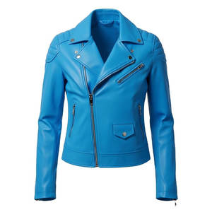 Chaqueta de Cuero Moderna para Mujer en Diferentes Colores y Tallas / Chaqueta de Cuero de Manga Larga para Mujer de Buena Calidad a Precio Accesible - Product Image 1
