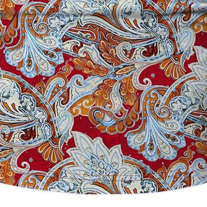 Camiseta Deportiva para Hombre |   Estampado Digital Paisley Imperial Rojo Dorado |   Camiseta Deportiva de Lujo Transpirable que Absorbe la Humedad Personalizada - Product Image 6