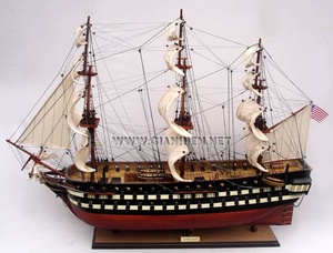 El fabricante de Gia Nhien aprueba el diseño personalizado MOQ bajo USS NORTH CAROLINA barco alto con barco modelo de artesanía de alta calidad - Product Image 6