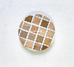 New Resin & Wood Coasters Wood Resin Mats Pads Round Home Hotel Natural Round Epoxy Resin Acacia Wood Kitchen Accessories - Product Image 4