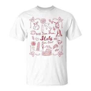 T-shirt Ciao Italia Tomato Girl Summer per addio al nubilato italiano, per uso promozionale - Product Image 1