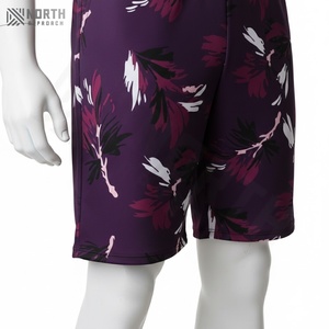 Shorts de bain pour hommes de haute qualité, décontractés, taille mi-haute, séchage rapide, en toile, avec cordon de serrage, pour la plage, motif imprimé - Product Image 3
